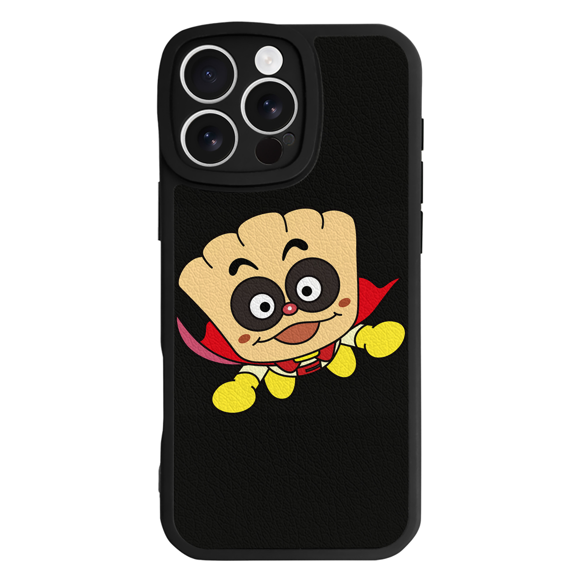 （画像用） アンパンマン Anpanman 【iPhone 16シリーズ対応】シリコンスマホケース（レザー調） 材質：シリコン